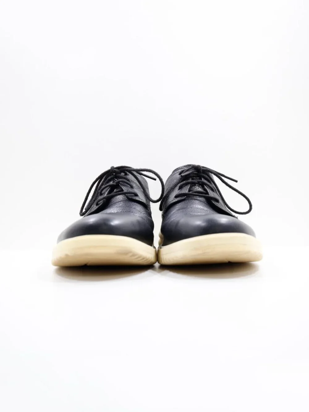 Cole Haan Grand+ Black Leather Oxfords - Men's 12